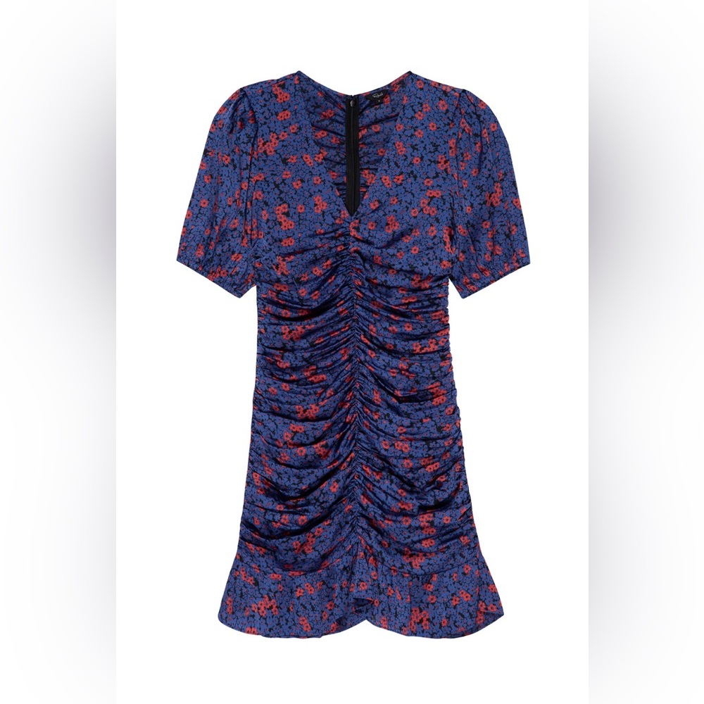 Rails Scarlette Ruched Floral Dress size small EUC